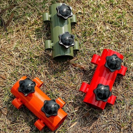 2-osainen markiisin pylvään kiinnitystuppi, tuulenpitävä, säädettävä ulkoilmatelttan tukipylvään lisävaruste