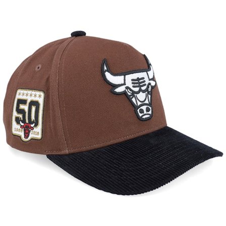 Mitchell & Ness - NBA Ruskea adjustable Lippis - Chicago Bulls Brown Black Pink Brown/Black Adjustable @ Hatstore