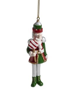 Dekorasjon Hengende Nøtteknekker Hvit