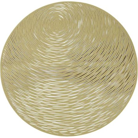 Koppmatta Creative Rund ihålig isolering Bordstablett Kaffeunderlägg Köksdekoration (b-l2)