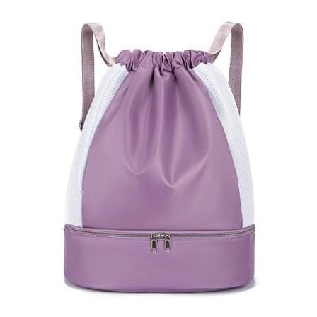 Träningsväska ryggsäck med dragsko, vattentät ryggsäck