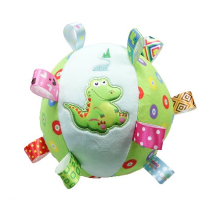 Lyseblå Dinosaur Kæledyrs Lydgivende Legetøjsbold Pludset Ringbold Kat