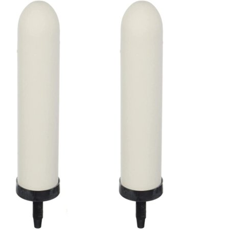 HUINING Keraaminen suodatin, yhteensopiva kynttilän, painovoimaisen veden suodatusjärjestelmän, kotitalousämpärin ja jäähdyttimen suodatusjärjestelmän