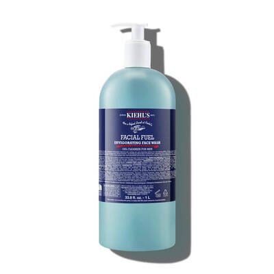 Kiehl's Facial Fuel Energizing Face Wash 1L, Skincare, Ansiktsrengöring, Rengöring, Hudvård för män