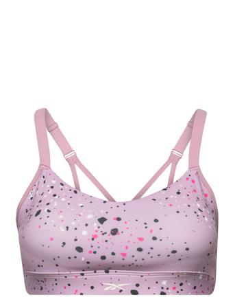 Lux Multi-Colored Speckle Strappy Bra Lingerie Bras & Tops Sports Bras - ALL Monivärinen/Kuvioitu Reebok Performance