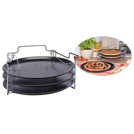 Hi Pizzaset 4 Delar Svart Svart