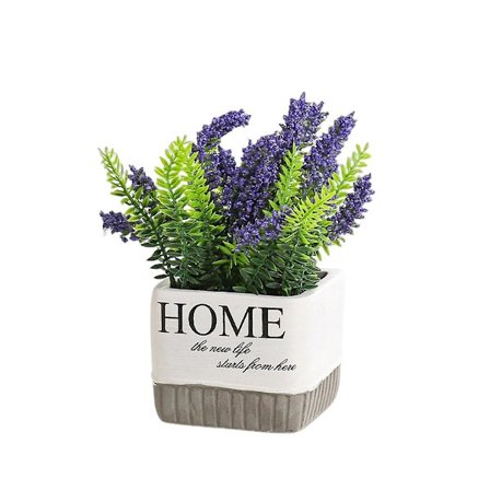 Kunstig Lavendel, Stjerneformet Falsk Grønne Planter, Potteplanter, Små Dekorationer, Hjemme Stue, Spisestue Dekoration, Bonsai