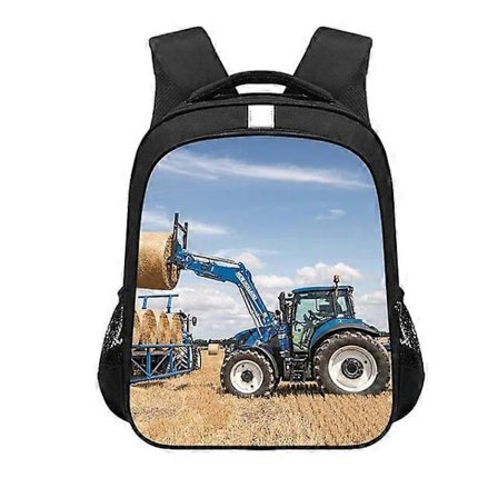 Leg med traktorprint rygsæk teenager drenge piger skoletasker tegneserie traktor skoletaske mode daypack rygsække rygsække