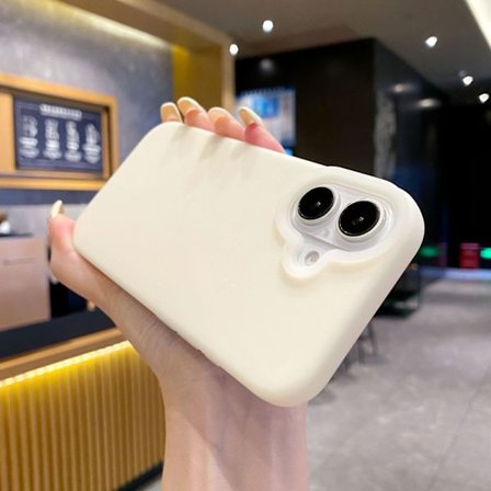 Skal för iPhone 17 Air Skin-Touch Flytande Gelé Flytande silikon gelé enfärgad hudkänsla airbag