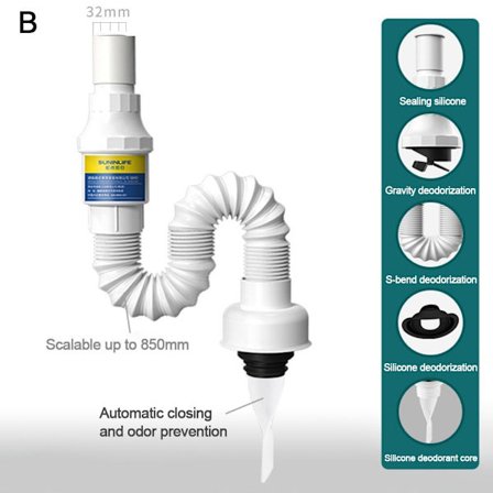 Altaan tyhjennysputki Viemäriputki B B B
