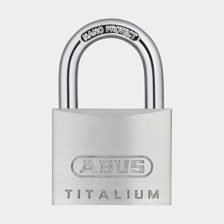 Hänglås ABUS 64TI/40, Ø6.5 mm, silver