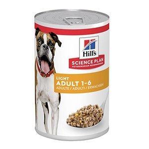 Hills SP Adult Dog Light, Chicken 12x370g, Våtfoder