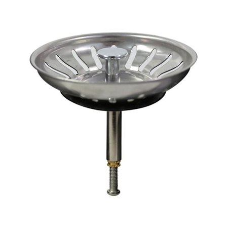 Ruostumattomasta teräksestä valmistettu tiskiallas - Yleismallinen tiskialtaan siivilä tukkeutumista estävällä tiskialtaan ritilällä