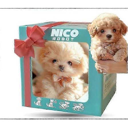 [14Y] 2025 Ny robot hund til voksne, AI robot hund, Nicoo - Min realistiske robot hvalp som agerer som en rigtig hvalp - Går, gør, logrer med halen