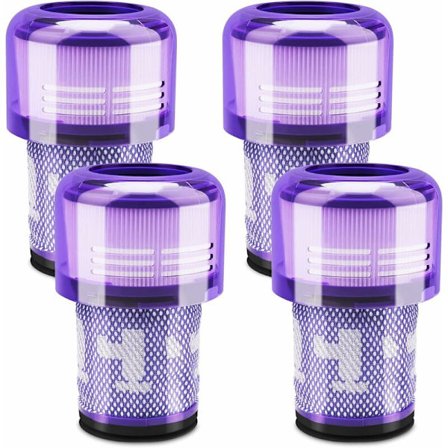 4-pak V12 filtre, der er kompatible med Dyson V12 Slim og V12 Detect Slim støvsugere, del nr. 971517-01