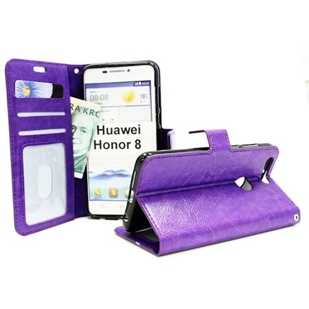 Crazy Horse Wallet Huawei Honor 8