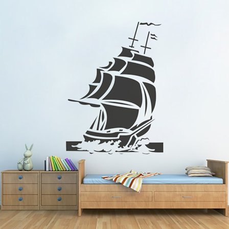 Fartyg vinyl vägg klistermärke