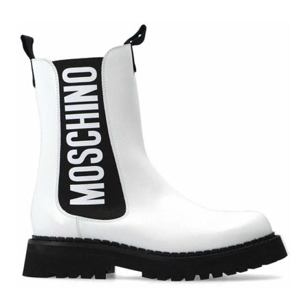 Moschino Stövlar vit, Dam, Dam, Storlek: 37 EU