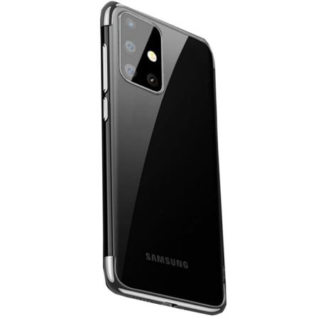 Elegant Floveme beskyttelsescover - Samsung Galaxy A71 Silver