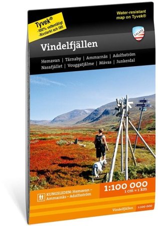 Calazo Fjällkarta Vindelfjällen 1:100 000