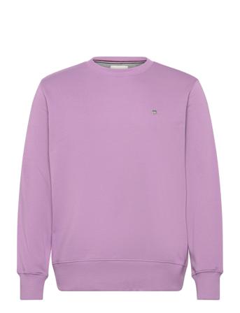 Reg Shield C-Neck Sweat Tops Sweat-shirts & Hoodies Sweat-shirts Purple GANT