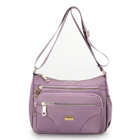 Crossbody axelväska Damhandväska LAVENDEL - spot försäljning