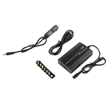120W Oplader Ladekabel til Laptop Notebook DC 12~24V Bil Strømforsyningsadapter