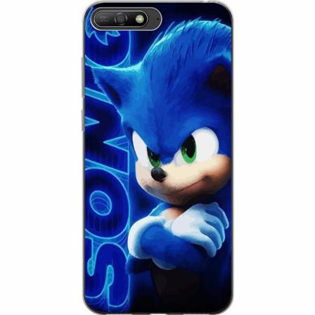 Huawei Y6 (2018) Mjukt Skal - Sonic The Hedgehog