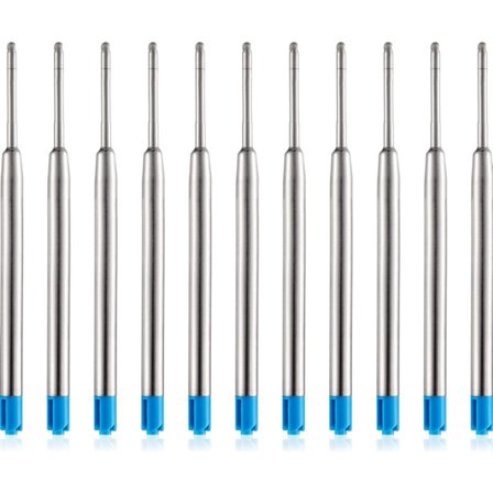 30 stk. udskiftelige kuglepenpatroner Metal penpatron