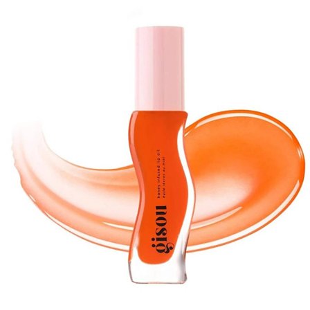 Gisou Honey Moisturizing Lip Oil, en leppeolje som inneholder honning for fuktighet.