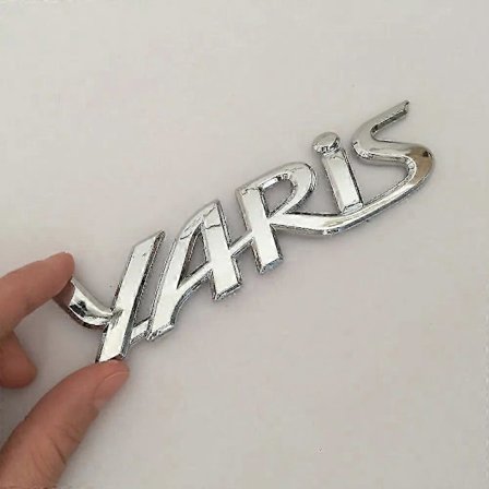 1 stk 3D ABS høy kvalitet for YARIS bil Bokstav Emblem Bakluke Dekaler merke klistremerke Dekal styl