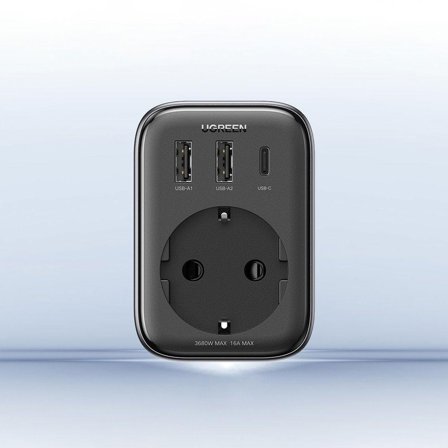 Ugreen Outlet Extender(1 AC outlets+30W 2A1C)