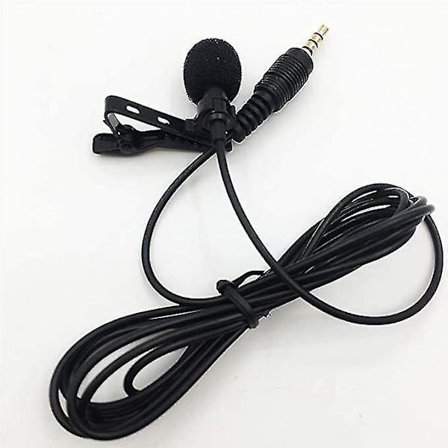 Krageklämma Mikrofon 3.5mm Handsfree Allriktningsmikrofon