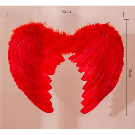 Punaiset siivet Halloweeniin - Punaiset paholaisen siivet - Paholaispuku naisille, demonisiivet, paholaispuvun asusteet - Nainen