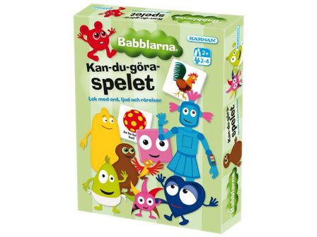 KÄRNAN Spel Babblarna Kan-du-göra 2år - Lyreco - Skola och förskola - Lekmaterial - Spel - Från 3 - 4 år