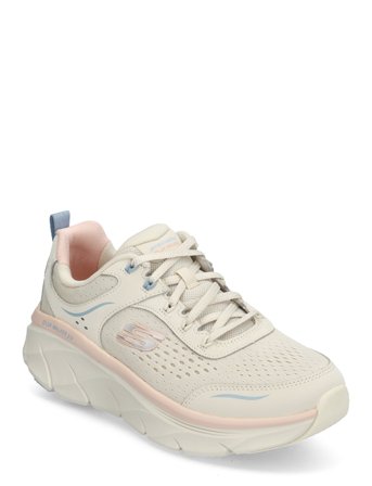 Womens D'lux Walker 2.0 Matalavartiset Sneakerit Tennarit Cream Skechers