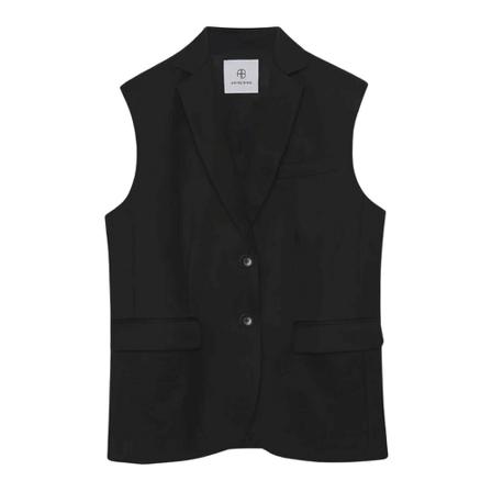 Anine Bing, Tay Veste A-01-5113 Zwart, Dames, Maat:S,wol