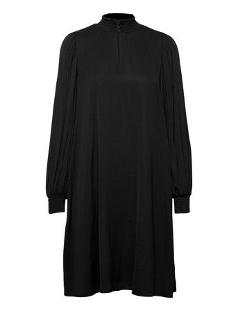 Prickly S Mette Dress Black Bruuns Bazaar