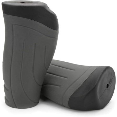 2 kpl 90 mm pituisia pyörän ohjaustangon kahvoja lyhyet minipyörän ohjaustangon kahvat kaksiväriset kumiergonomiset