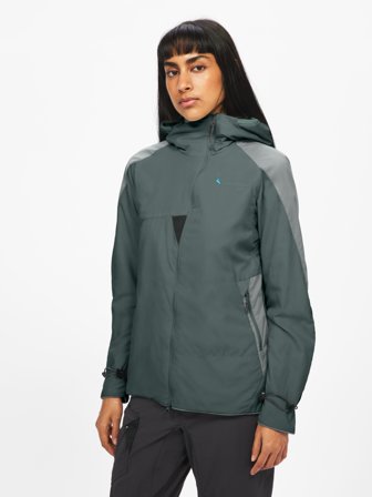 Klättermusen Vili Hood Jacket Women's's - Dark Teal - Women's - XL