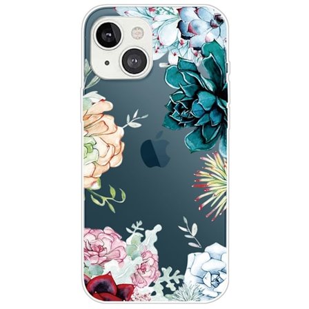 Flexible Skal iPhone 14 Plus - Flower