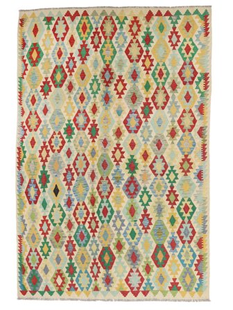 Kilim Afghan Old Style Rug 207X299 Wool