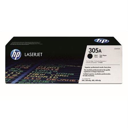 HP 305A svart original LaserJet-tonerkassett (CE410A) för HP LaserJet Pro Color M351 / M375 / M451 / M475
