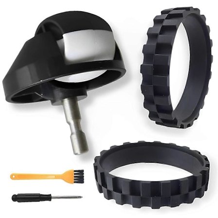 Etupyörän ja renkaiden korvaussarja J7, I7, 500, 600, 700, 800, 900 -sarjan robotti-imuritarvikkeille