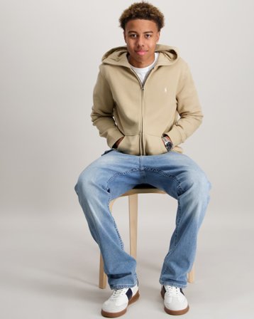 Polo Ralph Lauren Fleece Full-Zip Hoodie Beigestä Hupparit/Hoodie Pojat - Kids Brand Store