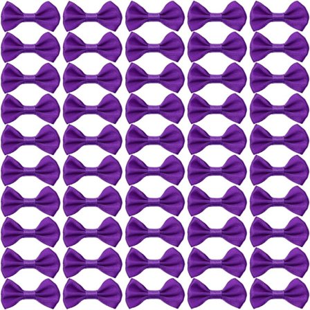 100 Stk Mini Satinbånd Sløjfer Blomster Boutique Blomster Sløjfe