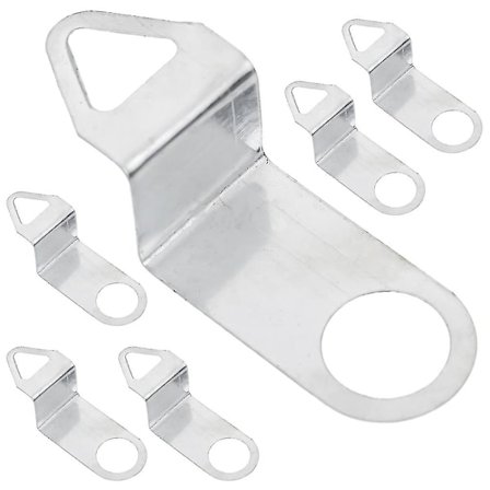 6 stk. Vægurbevægelseskroge Vægurhængende kroge Pendelurophæng