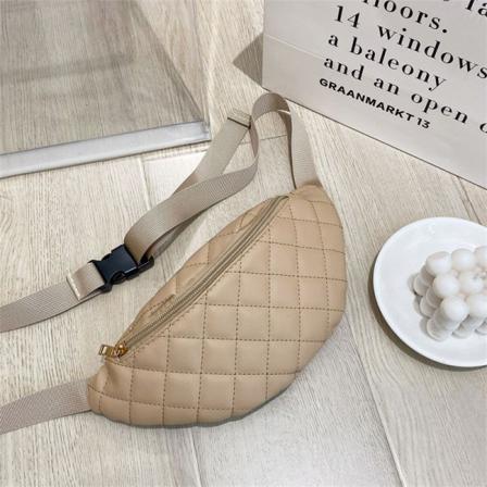 Kvinnor Pu-läder Midjeväska Fashion Shoulder Crossbody Chest Bag