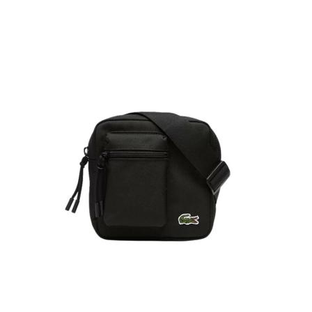Lacoste, Cross Body Bags Zwart, Heren, Maat:ONE Size