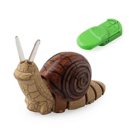 Morsom Infrarød Fjernkontroll Realistisk Snegle Dyremodell Leketøy Spøk Rekvisitt